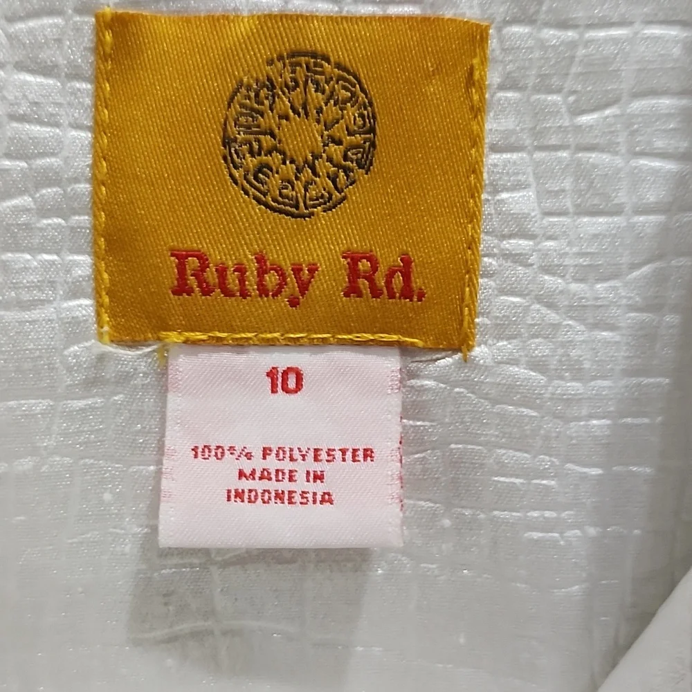 Ruby Rd. White Button-Up Jacket - Picture 4 of 11